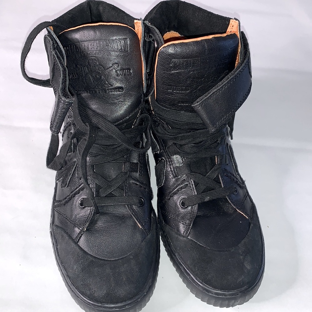 True Religion Leather High Top sz 10